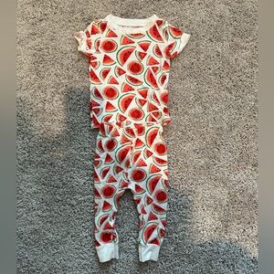 Old Navy Watermelon Pajama Set- Size 12-18 months